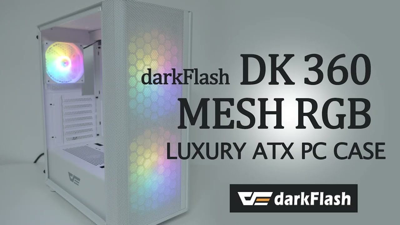 Darkflash Dk360 Mesh Rgb 강화유리 컴퓨터케이스 체험기 - Youtube