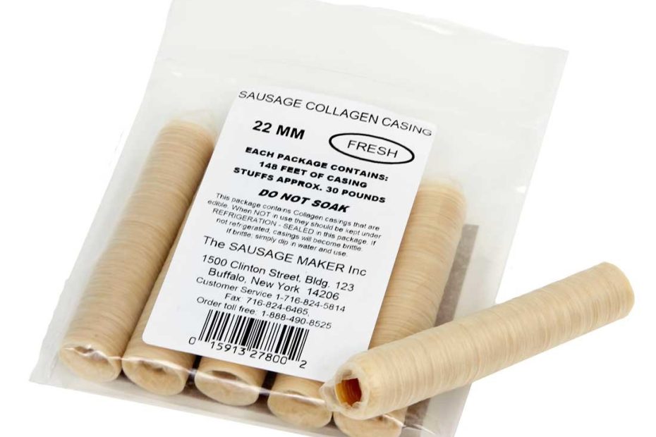 Amazon.Com: The Sausage Maker - Fresh Collagen Sausage Casings, 22Mm (7/8