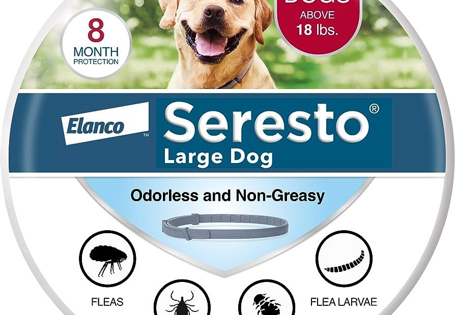 Amazon.Com : Seresto Large Dog Vet-Recommended Flea & Tick Treatment &  Prevention Collar For Dogs Over 18 Lbs. | 8 Months Protection : Pet Flea  And Tick Collars : Pet Supplies