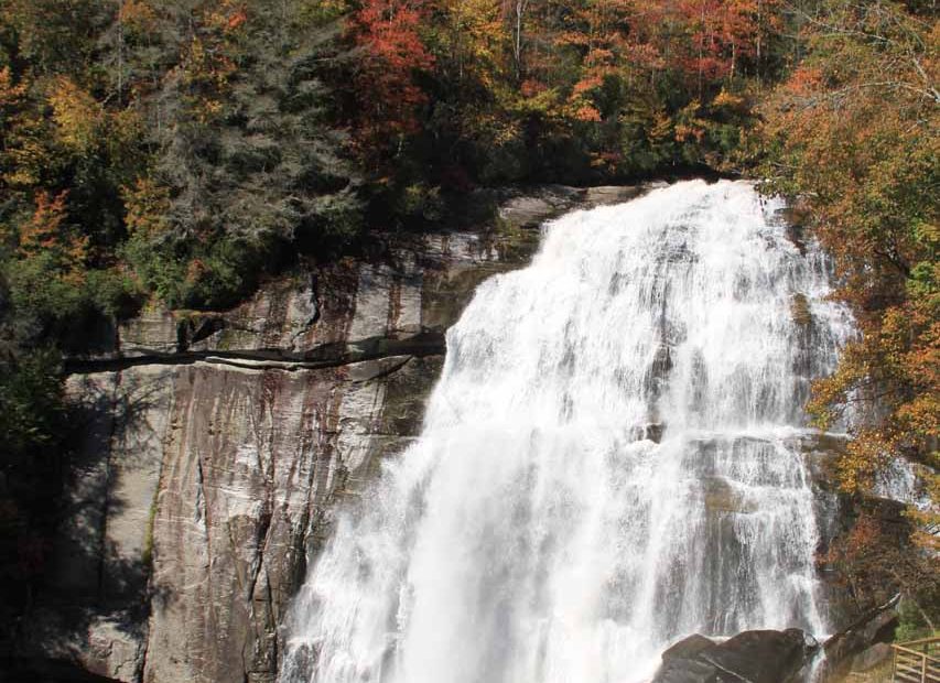 Rainbow Falls - One Hike Many Waterfalls In North Carolina
