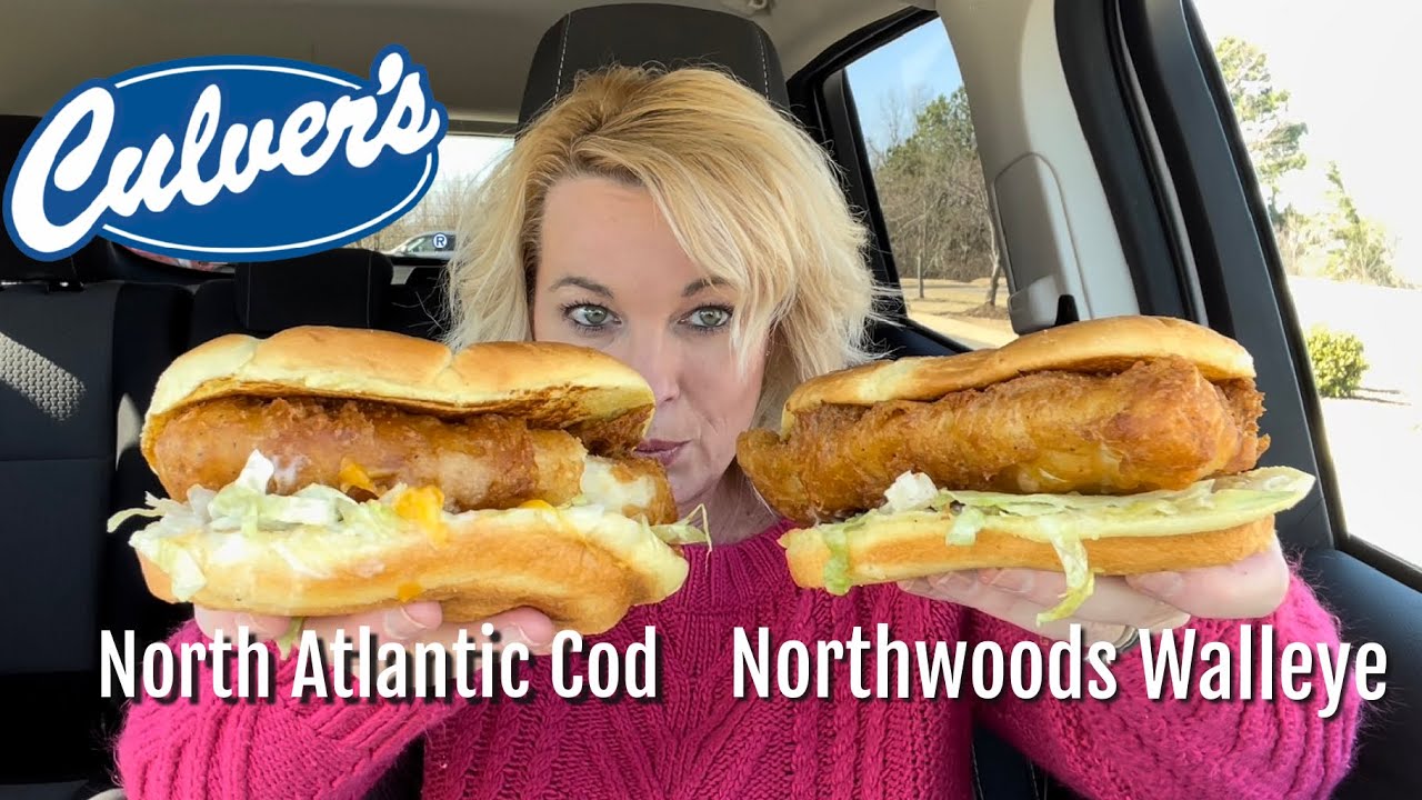 Culver'S Cod And Walleye Sandwich Review - Youtube